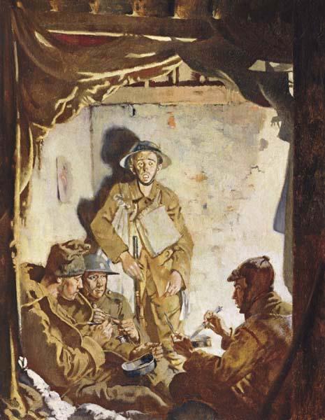 Sir William Orpen Soldiers Resting at the Front France oil painting art